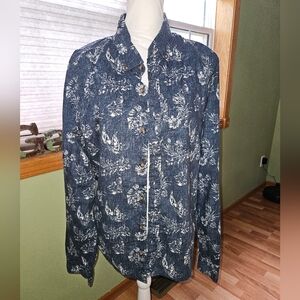 Hollister large button down long sleeve shirt.